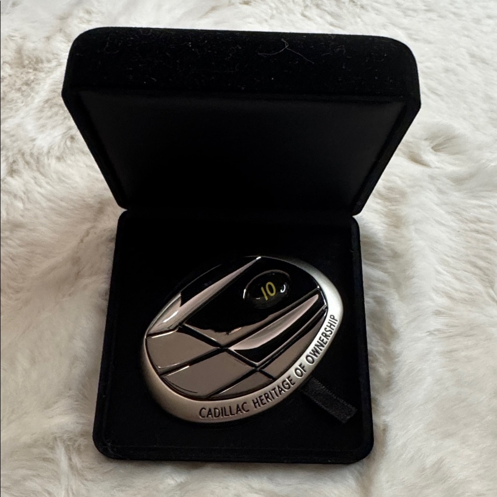 Cadillac Heritage of Ownership 10 Car Ownership Vintage Medallion